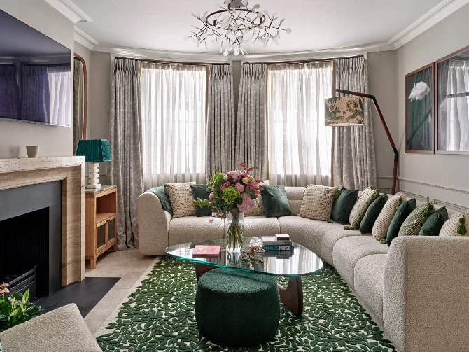 curtains in Notting Hill